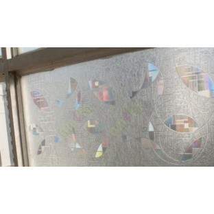 Transparent texture lines decorative glass film